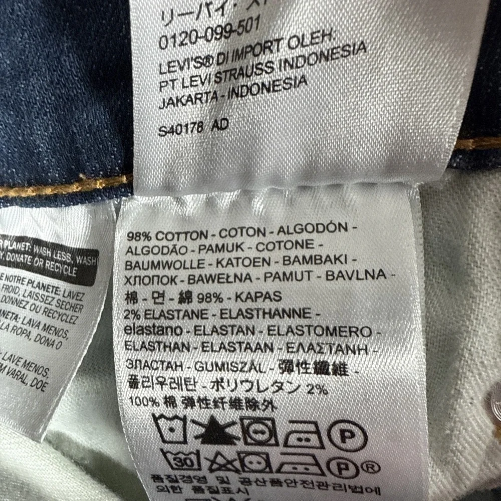 Levi's 502 Regular Taper Jeans Denim Jeans Mens size 31x32 (30X30)